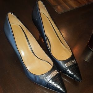 Coach black heels / pumps sz 9